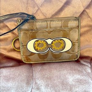 Coach wristlet card holder